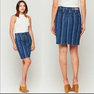Anthropologie Retro denim skirt